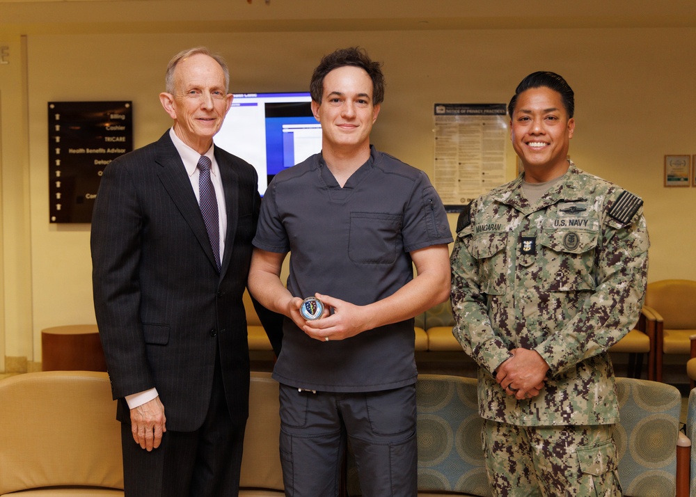 Dr. Smith and Force Master Chief Mangaran visited Brig. Gen. Crawford F. Sams Health Clinic and Camp Zama Dental Clinic