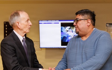 Dr. Smith and Force Master Chief Mangaran visited Brig. Gen. Crawford F. Sams Health Clinic and Camp Zama Dental Clinic