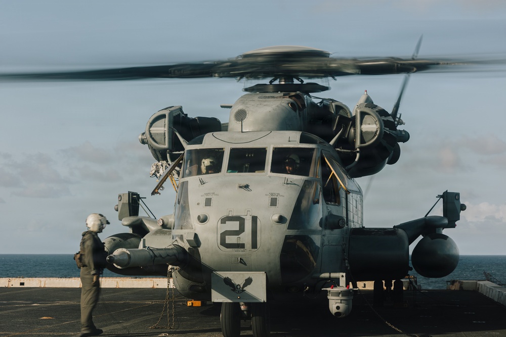 22nd MEU(SOC) | Flight Operations Aboard USS San Antonio