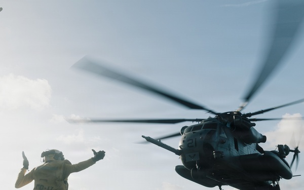 22nd MEU(SOC) | Flight Operations Aboard USS San Antonio