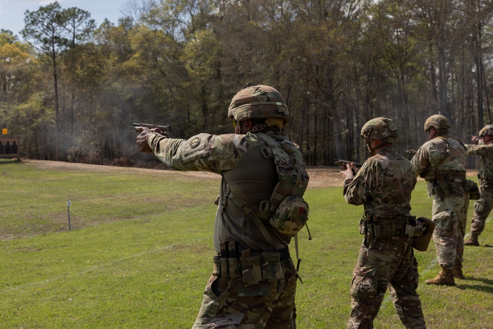 OC/T Fires M17 during MAtch 5 at All Army