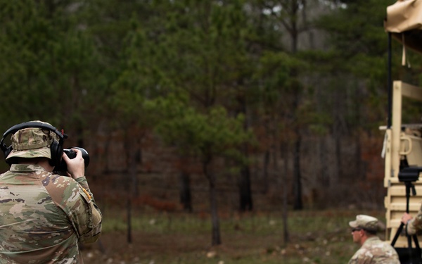 124th MPAD Soldier Working Hard