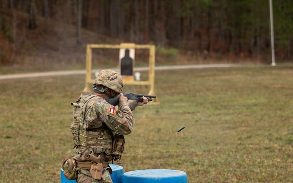 GSDF Soldier Shoots Shotgun