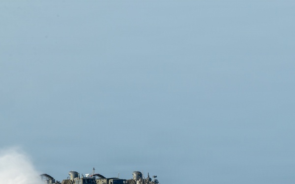 JMSDF LCAC Landings at Kin Blue Training Area