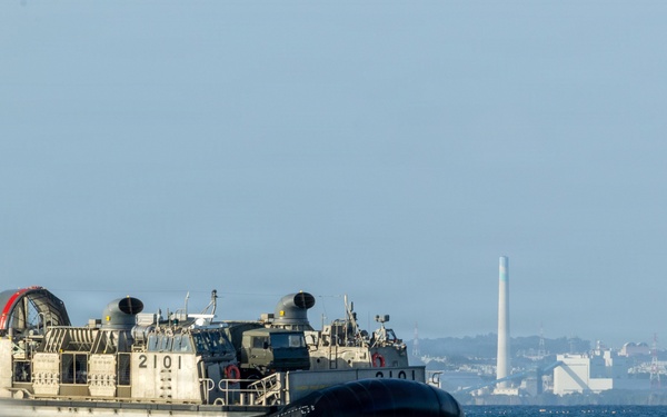 JMSDF LCAC Landings at Kin Blue Training Area