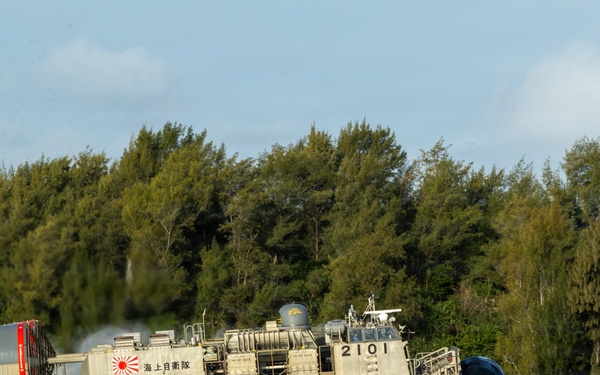 JMSDF LCAC Landings at Kin Blue Training Area