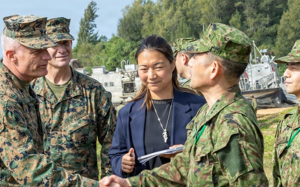 JMSDF LCAC Landings at Kin Blue Training Area