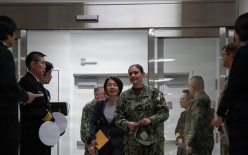 Marine Corps Air Station Iwakuni hosts base tour for USFJ and JSDF leadership
