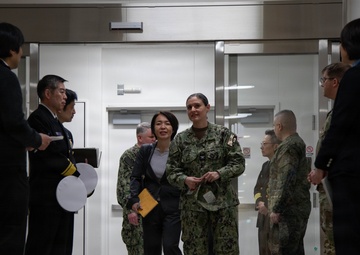 Marine Corps Air Station Iwakuni hosts base tour for USFJ and JSDF leadership