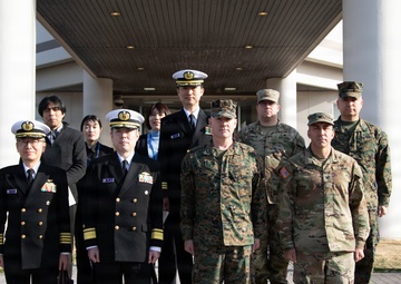 Marine Corps Air Station Iwakuni hosts base tour for USFJ and JSDF leadership