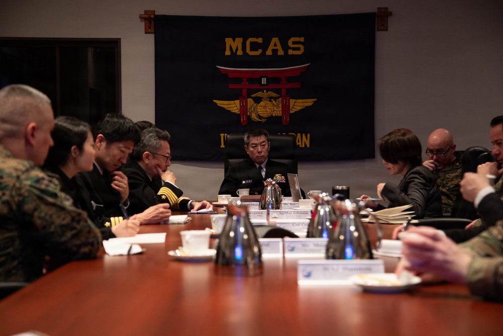 Marine Corps Air Station Iwakuni hosts base tour for USFJ leadership