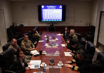 Marine Corps Air Station Iwakuni hosts base tour for USFJ and JSDF leadership