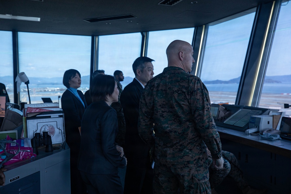Marine Corps Air Station Iwakuni hosts base tour for USFJ leadership