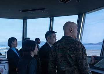 Marine Corps Air Station Iwakuni hosts base tour for USFJ and JSDF leadership