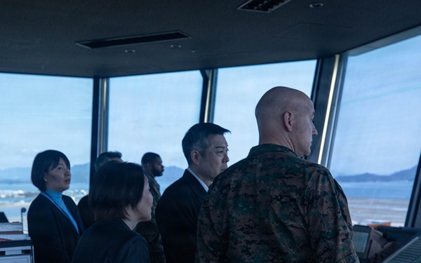 Marine Corps Air Station Iwakuni hosts base tour for USFJ leadership