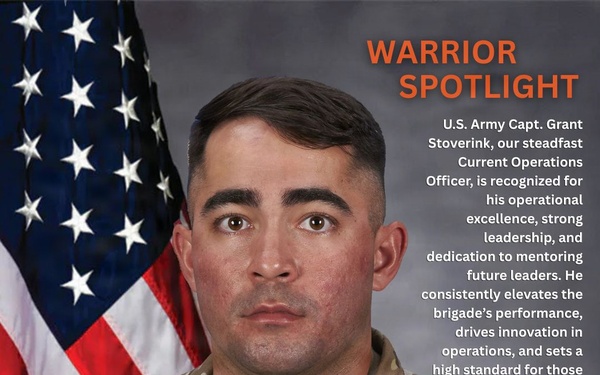 2d TSB Spotlight: Capt. Grant Stoverink