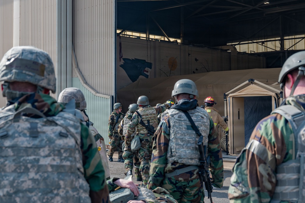 EMEDS responds to mass casualty drill during Freedom Shield 26