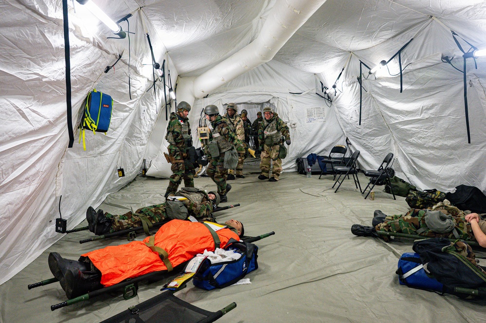 EMEDS responds to mass casualty drill during Freedom Shield 26