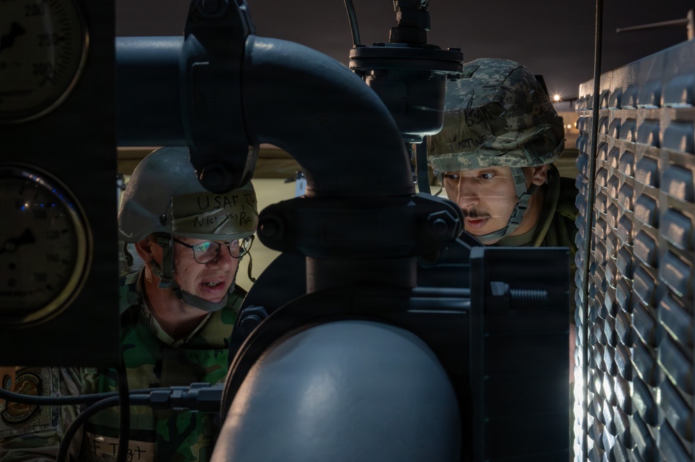 BM26: Airmen and Marines establish joint tactical fuel system