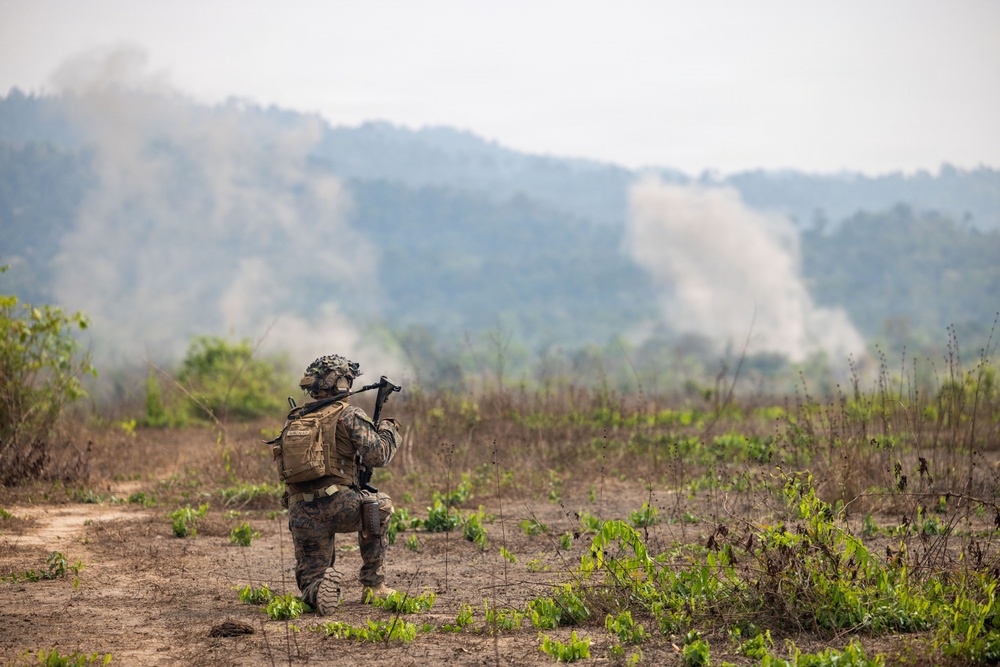 Task Force Ashland Marines Conduct Combined Arms Live-fire Exercise During Exercise Cobra Gold 26