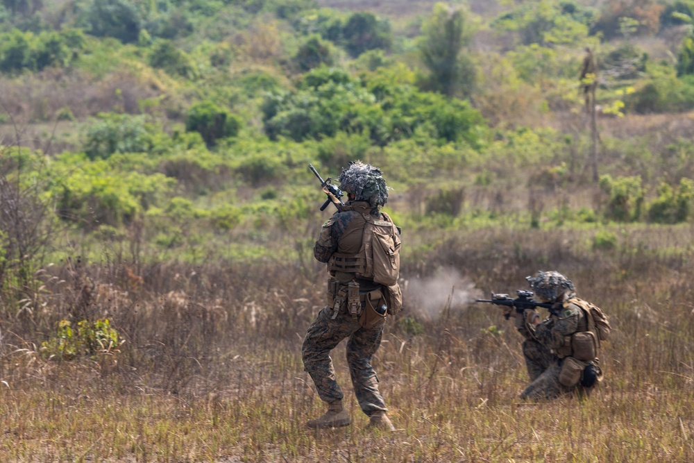 Task Force Ashland Marines Conduct Combined Arms Live-fire Exercise During Exercise Cobra Gold 26