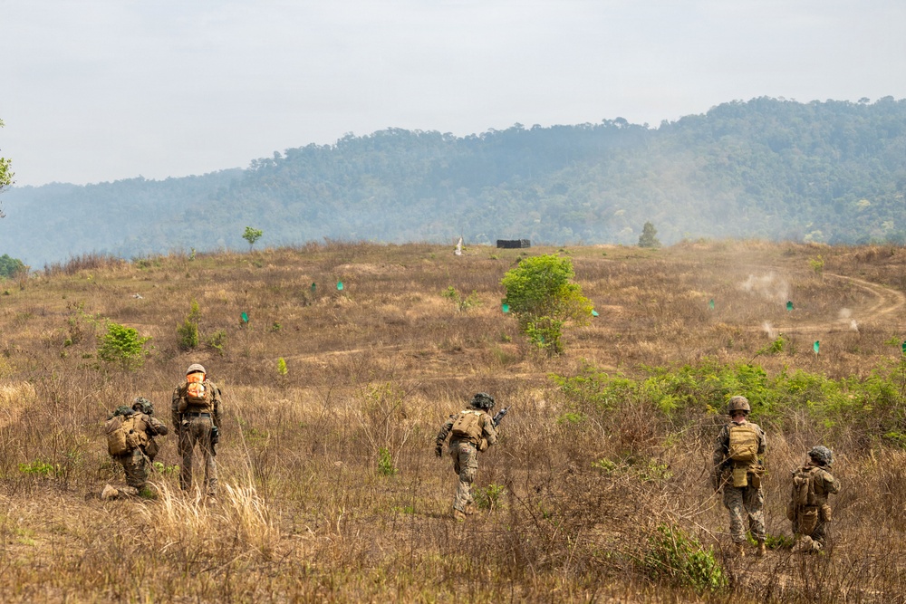 Task Force Ashland Marines Conduct Combined Arms Live-fire Exercise During Exercise Cobra Gold 26