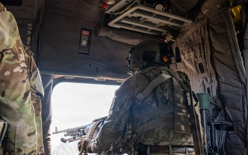 Bravo Company, 1-214th GSAB conducts aerial gunnery during Lethal Cougar 26-1