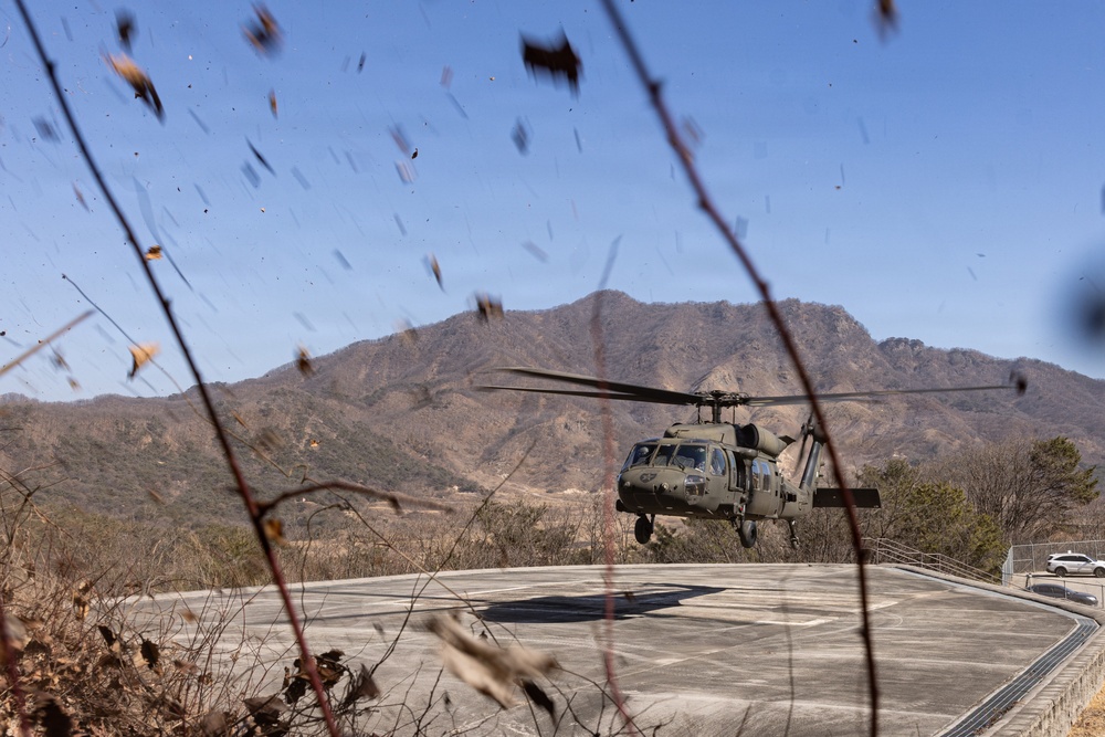 U.S. Marines with 12th LCT and U.S. Soldiers Execute an Aerial Insert