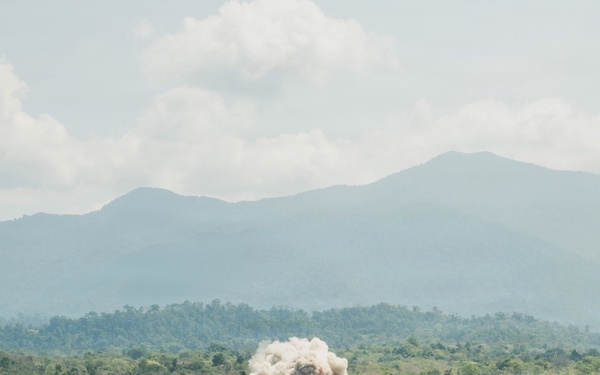 Task Force Ashland Marines, Sailors Conduct Combined Arms Live-Fire Exercise During Exercise Cobra Gold 26