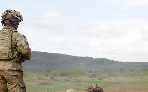 US, Kenya infantrymen conduct M249 SAW range training during Justified Accord 2026