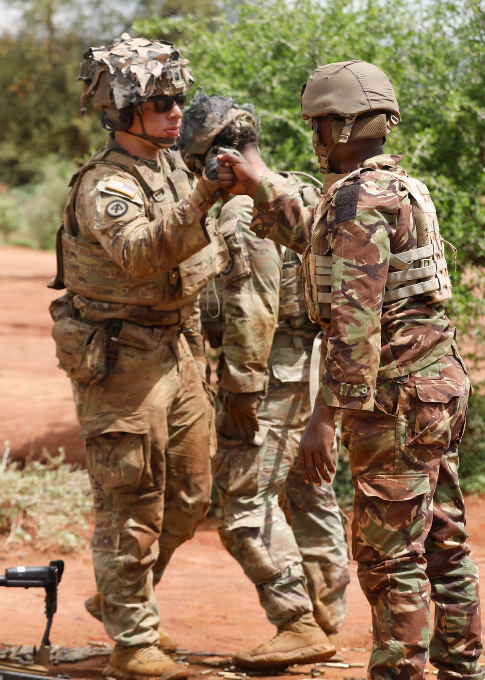 US, Kenya infantrymen conduct M249 SAW range training during Justified Accord 2026