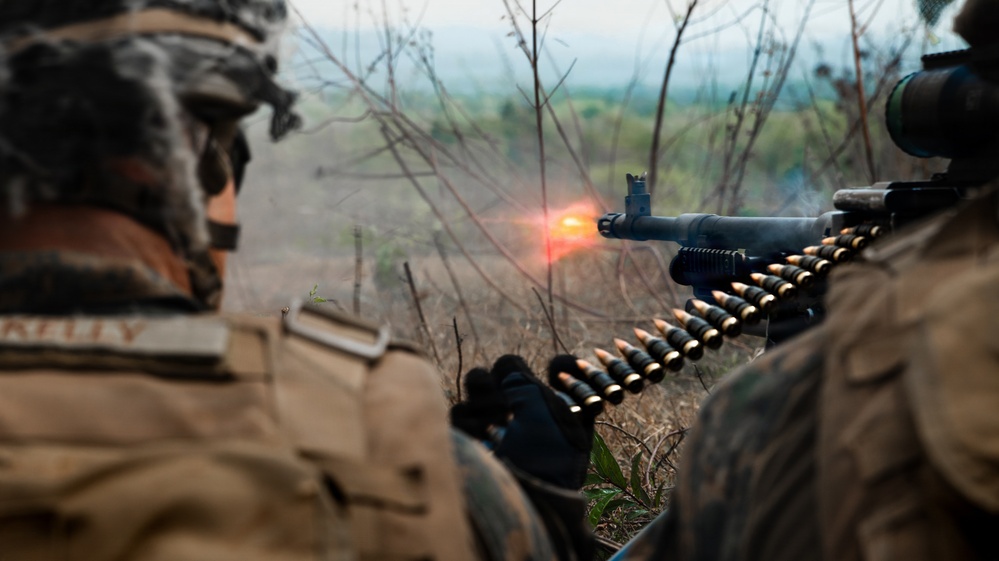 Task Force Ashland Marines, Sailors Conduct Combined Arms Live Fire Range During Exercise Cobra Gold 26