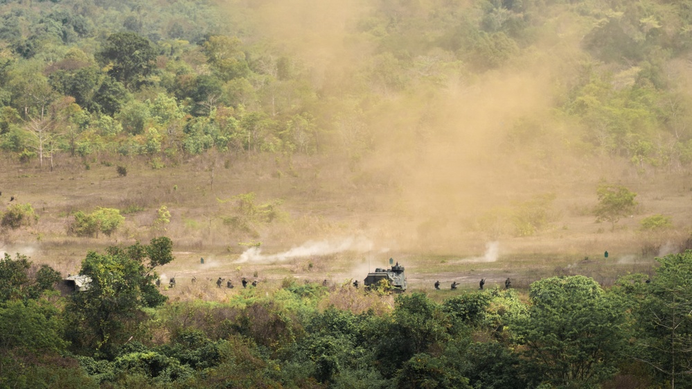 Task Force Ashland Marines, Sailors Conduct Combined Arms Live Fire Range During Exercise Cobra Gold 26