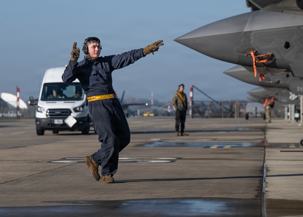 493rd Fighter Squadron prepares for Exercise Cold Response 26