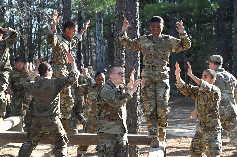 Fort Jackson Basic Combat Training Red Phase Training - Fit to Win Endurance Obstacle Course