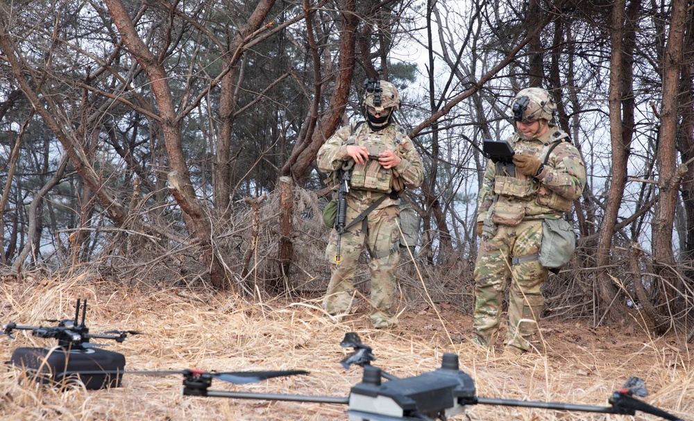 4-2 Attack Battalion takes the sky fat Rodriguez Live Fire Complex, South Korea