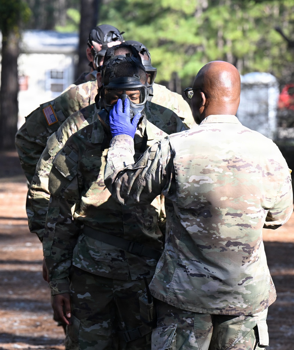 Fort Jackson Basic Combat Training Red Phase Training CBRN Chamber