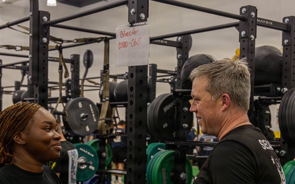 The First Team hosts Secretary of the Army for H2F PT