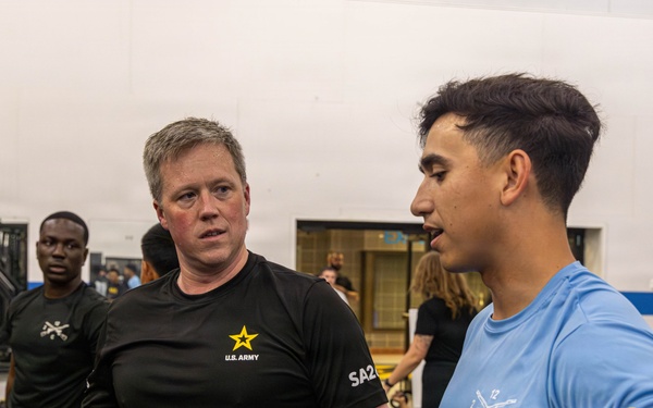 The First Team hosts Secretary of the Army for H2F PT