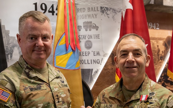 Maj. Gen. Michael Lalor Receives Distinguished Service Medal