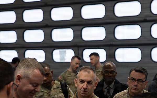 Senior Leaders Walk Through 21st Theater Sustainment Command Innovation Center