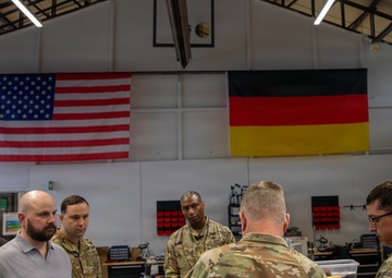Senior Leaders Walk Through 21st Theater Sustainment Command Innovation Center
