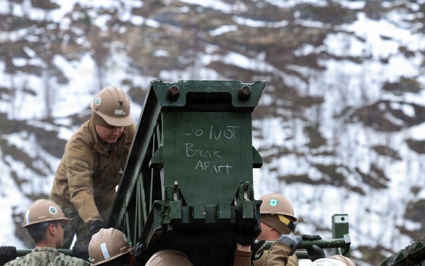 U.S. Navy Seabees Construct 14-Bay MGB