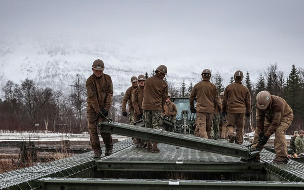 U.S. Navy Seabees Construct 14-Bay MGB