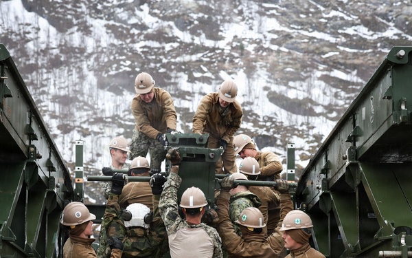 U.S. Navy Seabees Construct 14-Bay MGB