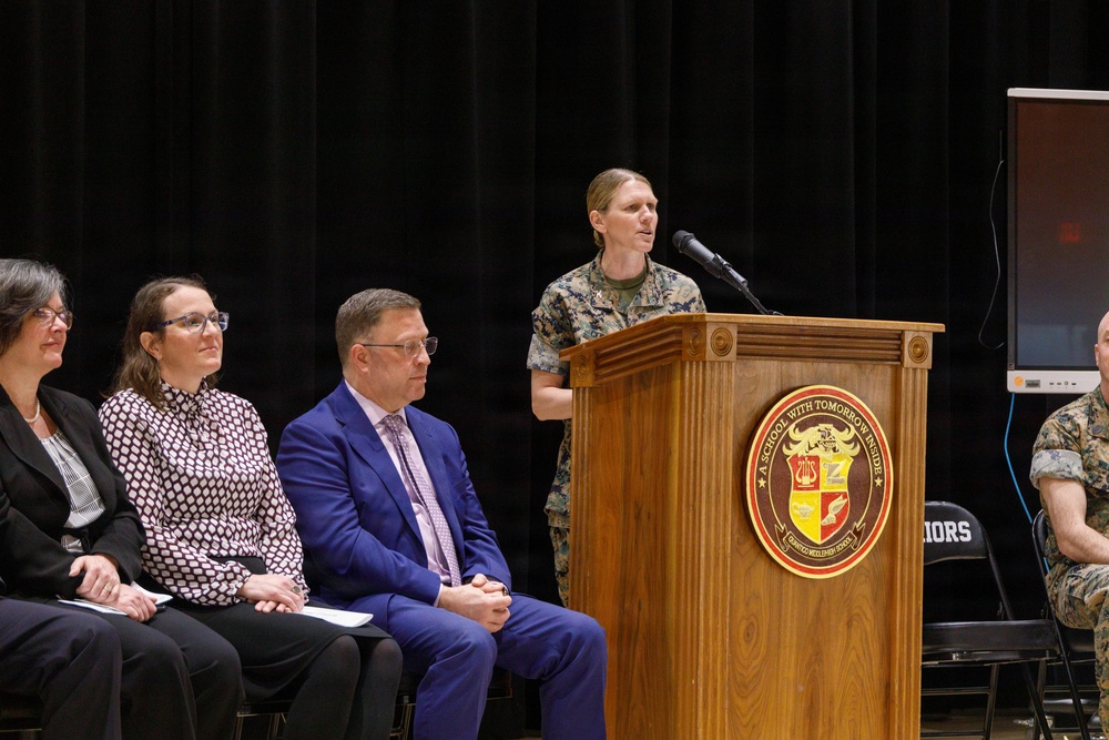 The Grand Opening of the Quantico Middle/High School