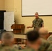 The Commandant, Gen. Eric M. Smith speaks to Warrant Officer Basic Course India Company
