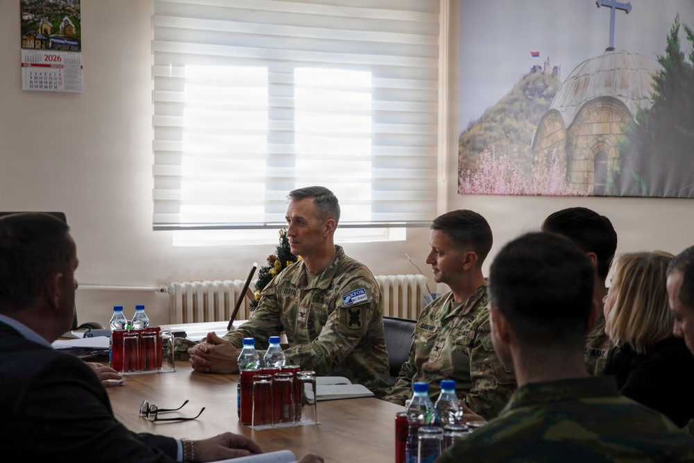 KFOR Regional Command-East conducts key leader engagement