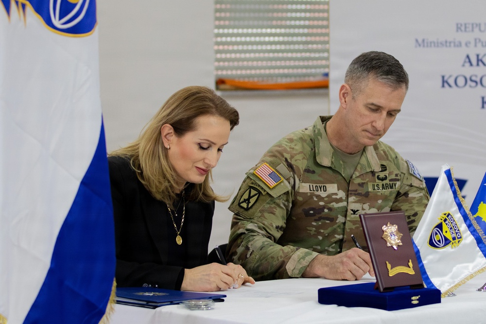 Kosovo Force Regional Command CIMIC Donation