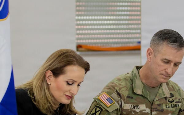 Kosovo Force Regional Command CIMIC Donation